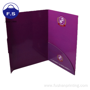 A4 paper file one pocket folder with thickness